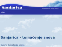 Slika naslovnice sjedišta: Sanjarica (http://www.sanjarica.aureldesign.com/)
