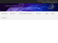 Frontpage screenshot for site: InfoLAB, Spašavanje podataka i rabljena računala (http://www.infolab.hr/)