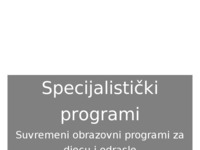 Frontpage screenshot for site: Šibenska privatna gimnazija s pravom javnosti (http://www.spg.hr)
