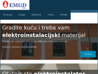 Frontpage screenshot for site: (http://www.emgd.hr)