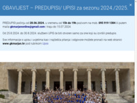 Frontpage screenshot for site: Gimnastički klub Marjan Split (http://www.gkmarjan.hr)
