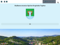 Frontpage screenshot for site: (http://www.krapinske-toplice.hr)
