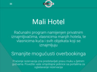 Frontpage screenshot for site: Mali hotel - programski paket za male iznajmljivače. (http://www.mali-hotel.com)