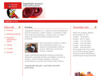 Frontpage screenshot for site: Zagrebački abrazivi d.o.o. (http://www.zgabrazivi.hr)