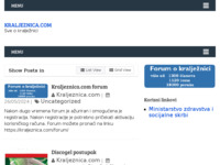 Frontpage screenshot for site: (http://www.kraljeznica.com)