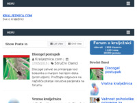 Frontpage screenshot for site: (http://www.kraljeznica.com)