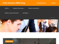 Frontpage screenshot for site: Pučko otvoreno učilište Umag Ante Babić (http://www.uciliste-umag.hr)