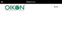 Frontpage screenshot for site: (http://www.oikon.hr/)