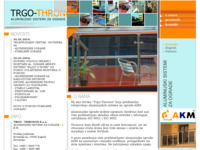 Frontpage screenshot for site: (http://www.trgo-thronos.hr)