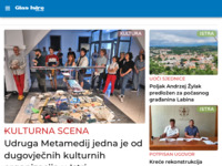 Slika naslovnice sjedišta: Glas Istre - nezavisni dnevnik (http://www.glasistre.hr/)