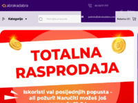 Slika naslovnice sjedišta: Abrakadabra webshop (http://www.abrakadabra.hr)