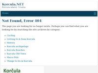 Frontpage screenshot for site: kupnja/prodaja (http://www.korcula.net/oglasi/default.htm)