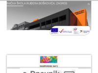 Frontpage screenshot for site: Tehnička škola Ruđera Boškovića (http://www.tsrb.hr/)