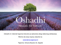 Frontpage screenshot for site: Oshadhi (http://www.oshadhi.hr)