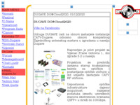 Frontpage screenshot for site: Udruga građana Dugave (http://www.dugave.hr)