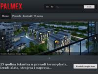 Frontpage screenshot for site: (http://www.palmex.hr)