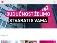 Frontpage screenshot for site: T - Hrvatski telekom d.d. (http://www.t.ht.hr/)