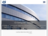 Frontpage screenshot for site: CS Computer Systems (http://www.cs.hr/)