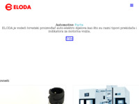 Frontpage screenshot for site: (http://www.eloda.hr)