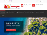 Frontpage screenshot for site: Brioni Pula (http://www.brioni.hr/)