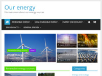 Frontpage screenshot for site: (http://www.our-energy.com/)