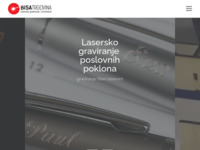 Frontpage screenshot for site: Lasersko graviranje i  izrezivanje, Bisa-trgovina d.o.o. (http://lasersko-graviranje.bisa.hr/)