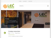 Frontpage screenshot for site: Leć Vodice (http://www.lec.hr/)
