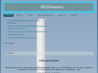 Frontpage screenshot for site: (http://www.nedwireless.hr/)