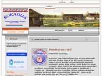 Frontpage screenshot for site: Šokadija, Babina Greda (http://www.inet.hr/~mpetride/index.html)