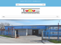 Frontpage screenshot for site: Tubus - obrt za obradu i montažu cijevi, Galižana (http://www.tubus.com.hr)