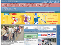 Frontpage screenshot for site: Rolanje (http://www.rolanje.com)