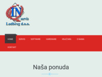 Frontpage screenshot for site: (http://www.inservis.hr)