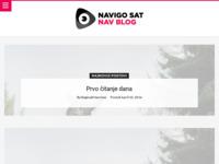 Frontpage screenshot for site: (http://www.navigo-sistem.hr)