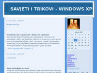 Frontpage screenshot for site: Savjeti i trikovi - Windows XP (http://lastcaress.blog.hr/)