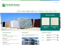 Frontpage screenshot for site: Graniti - Sušec d.o.o. (http://www.graniti-susec.hr/)