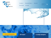 Frontpage screenshot for site: Zagrebačke otpadne vode (http://www.zov-zagreb.hr)
