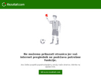 Frontpage screenshot for site: Rezultati.com - centar za sportske rezultate uživo (http://www.rezultati.com)