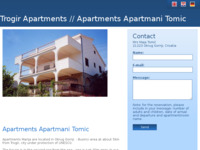 Frontpage screenshot for site: Apartman Marija Trogir-Čiovo (http://trogironline.com/app-marija)