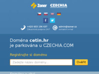 Frontpage screenshot for site: (http://www.cetin.hr/)