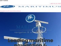 Frontpage screenshot for site: Maritimus electronic - Rijeka (http://www.maritimus.hr/)