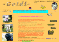 Frontpage screenshot for site: Goldi (http://free-ka.htnet.hr/goldi/)