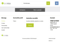 Frontpage screenshot for site: Biovega d.o.o. (http://www.biovega.hr/)