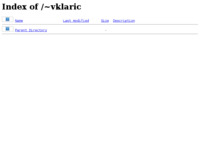 Frontpage screenshot for site: (http://www.inet.hr/~vklaric/)