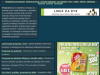 Frontpage screenshot for site: Besplatni programi (http://programi.50webs.com)