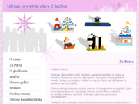 Frontpage screenshot for site: Zvjezdica - udruge za sretnije dijete (http://www.zvjezdica.hr)
