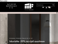 Frontpage screenshot for site: (http://www.frida-mijic.hr)