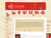 Frontpage screenshot for site: Licitar - Croat's warm heart (http://www.licitar.hr/)