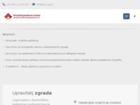 Frontpage screenshot for site: Hrvatski poslovni centar - stambeno poslovno gospodarstvo d.o.o. (http://www.hpc-spg.hr)