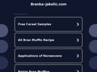 Frontpage screenshot for site: (http://www.branka-jakelic.com)