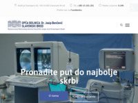 Frontpage screenshot for site: Opća bolnica Dr. J. Benčević Slavonski Brod (http://www.bolnicasb.hr/)